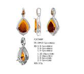 Sterling Silver Semi Mount Pendant Setting Pear PE 18X13mm - Syzjewelry